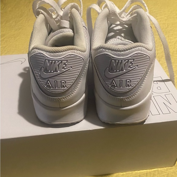 Nike Air Max White Athletic Shoes - Picture 3 of 4